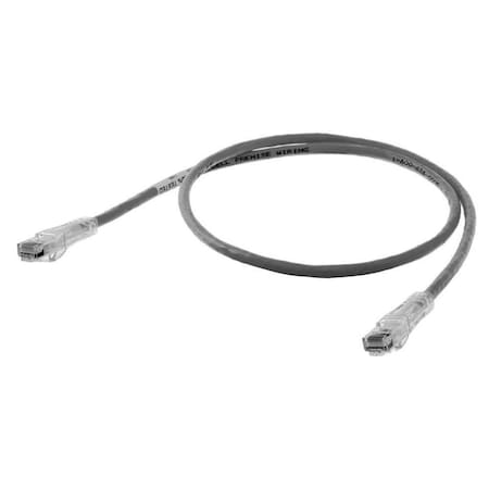 Fasttrack 27 ft. Speed Gain Cat6 Slim Gray Patch Cord FA2436283